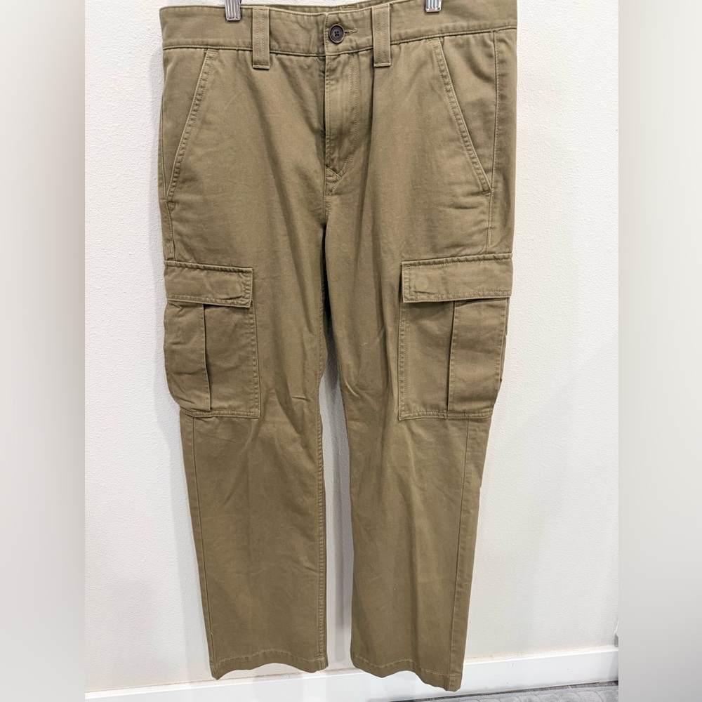 Timberland Men's Khaki Canvas Cargo Pants